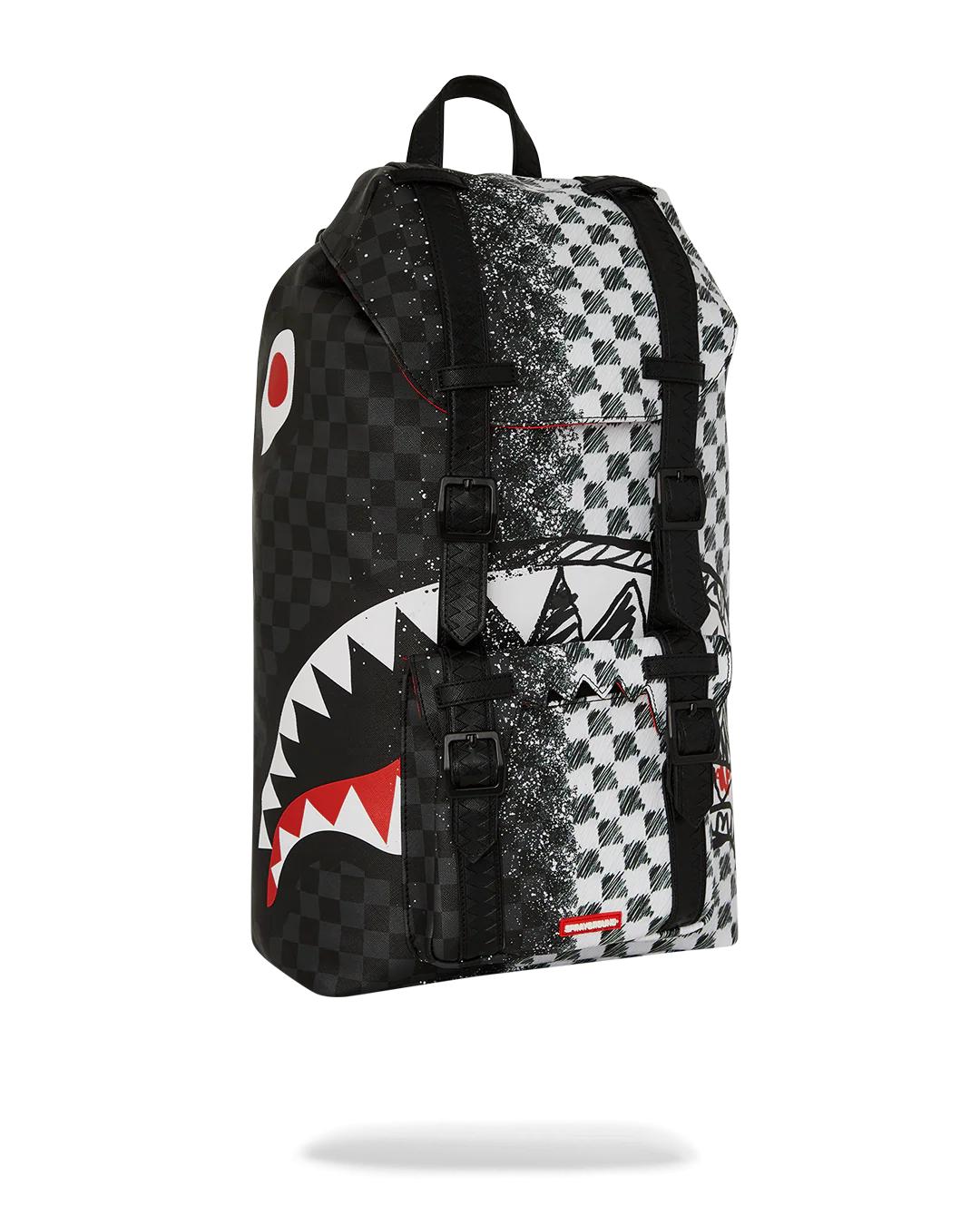 Sprayground SCRIBBLE DRIBBLE CHECK HILLS BACKPACK