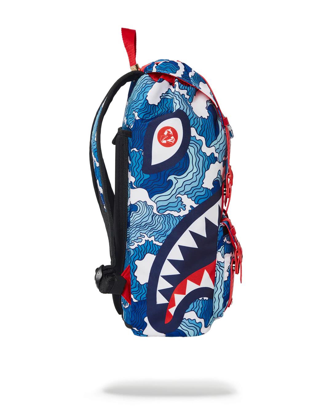 Sprayground SHARK WAVE HILLS BACKPACK