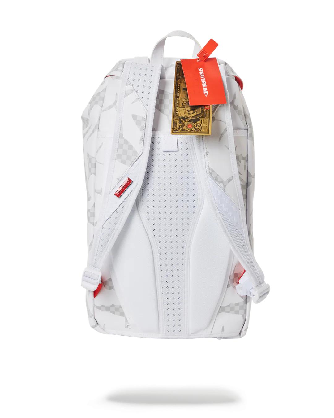 Sprayground SHARK CHECK (WHITE) HILLS BACKPACK