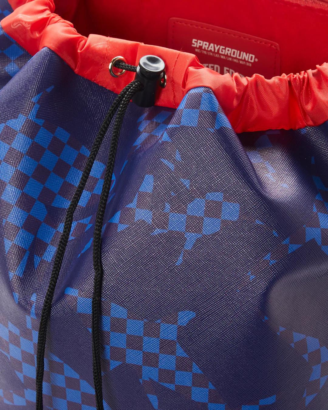 Sprayground SHARK CHECK (BLUE) HILLS BACKPACK
