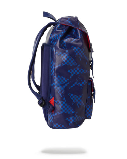 Sprayground SHARK CHECK (BLUE) HILLS BACKPACK