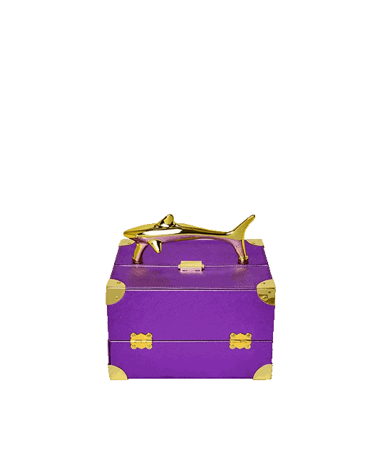 Sprayground SHARKS OF THE GOLD OCEAN JEWELRY CASE