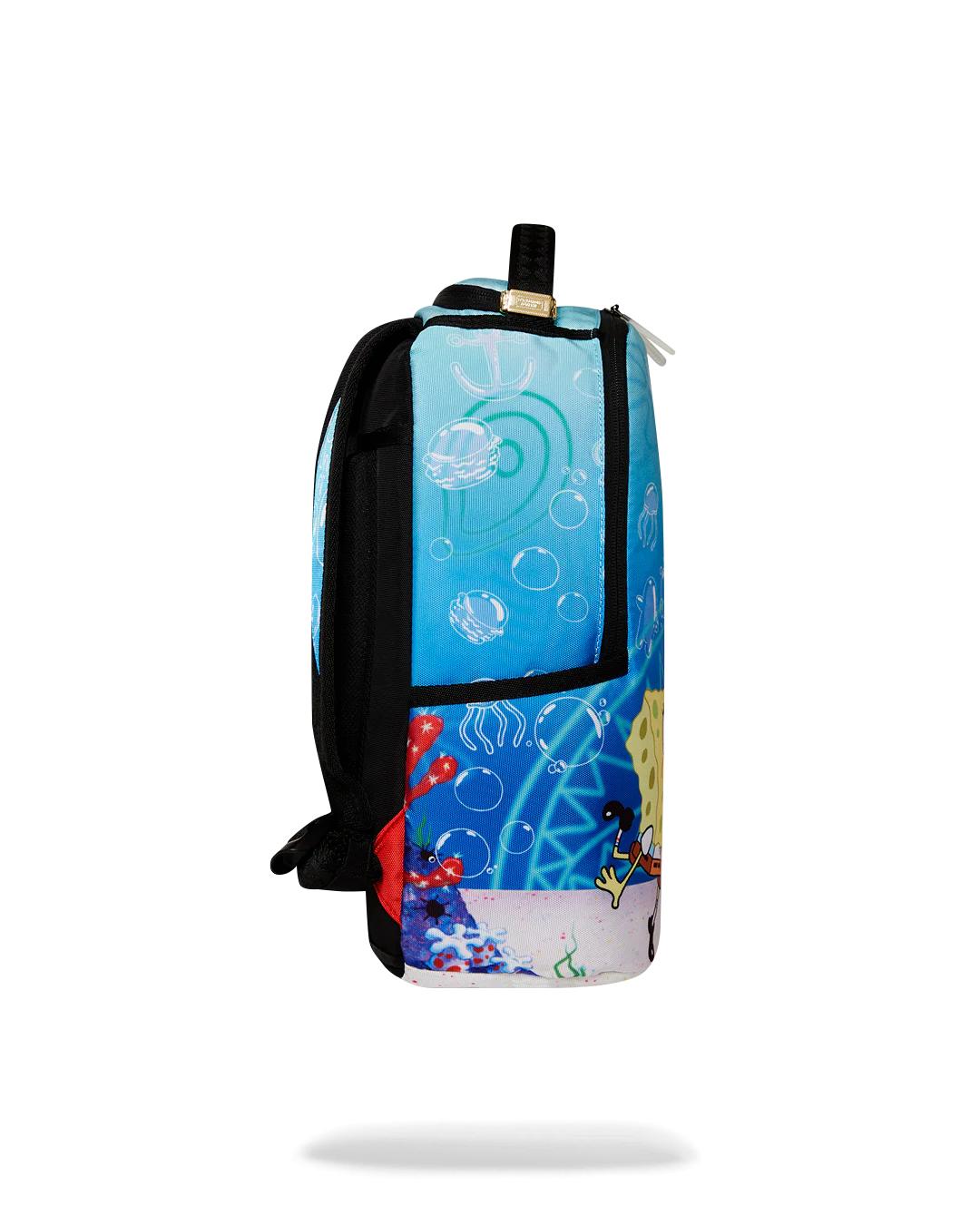 Sprayground SPONGEBOB BLOWING BUBBLES DLXR MINI BACKPACK