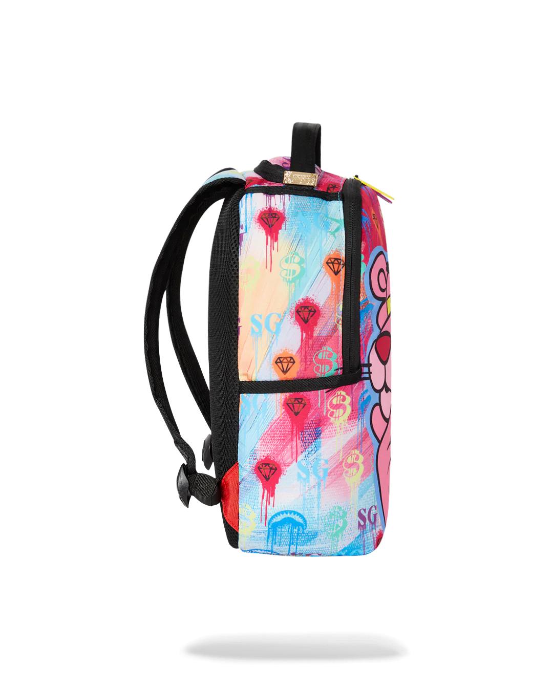 Sprayground SMALL BACKPACK: PINK PANTHER ART CLASS