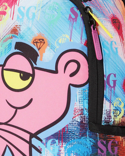 Sprayground SMALL BACKPACK: PINK PANTHER ART CLASS