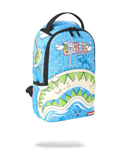 Sprayground MINI WELCOME TO SHARK ISLAND BACKPACK