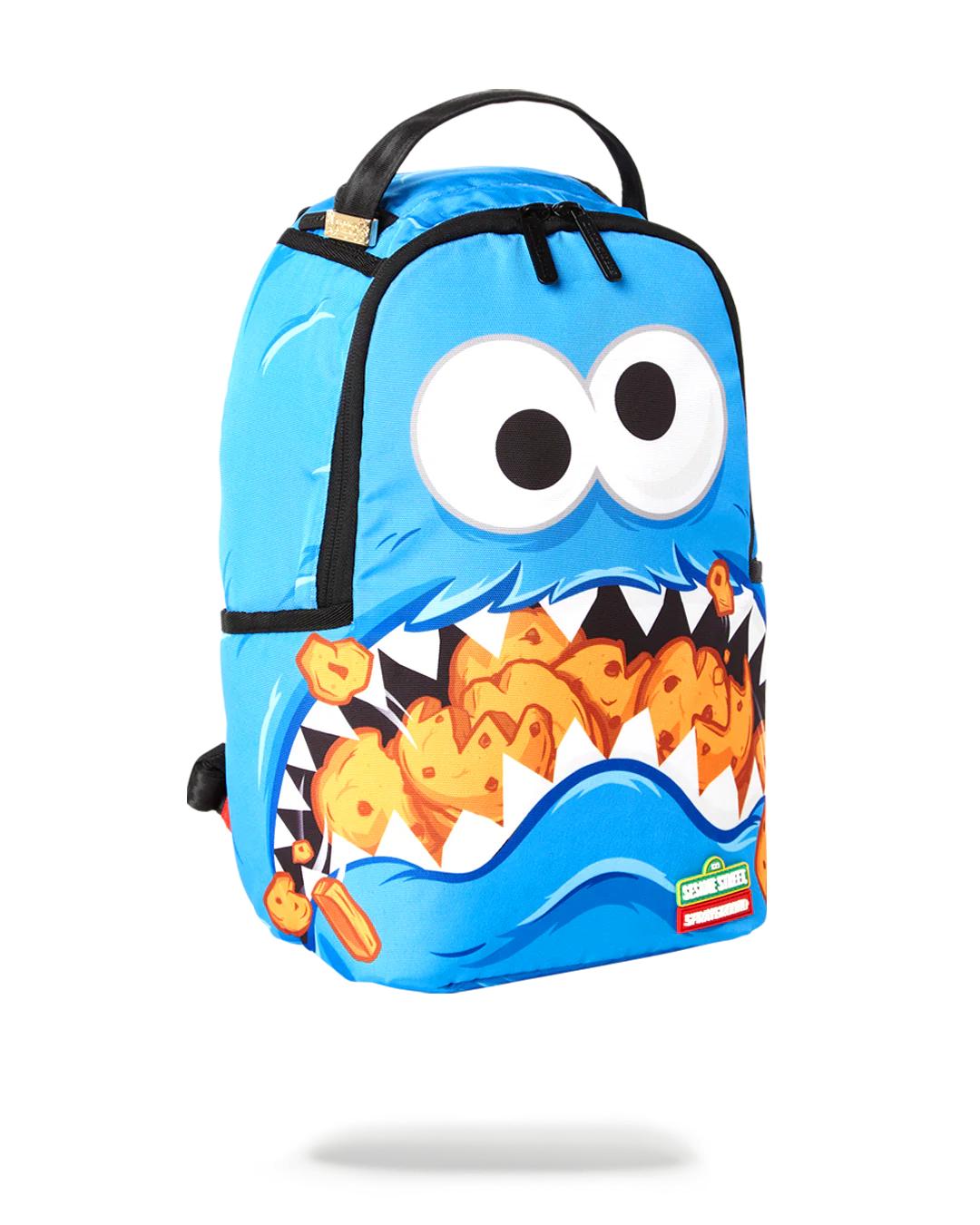 Sprayground MINI COOKIE MONSTER SHARK BACKPACK