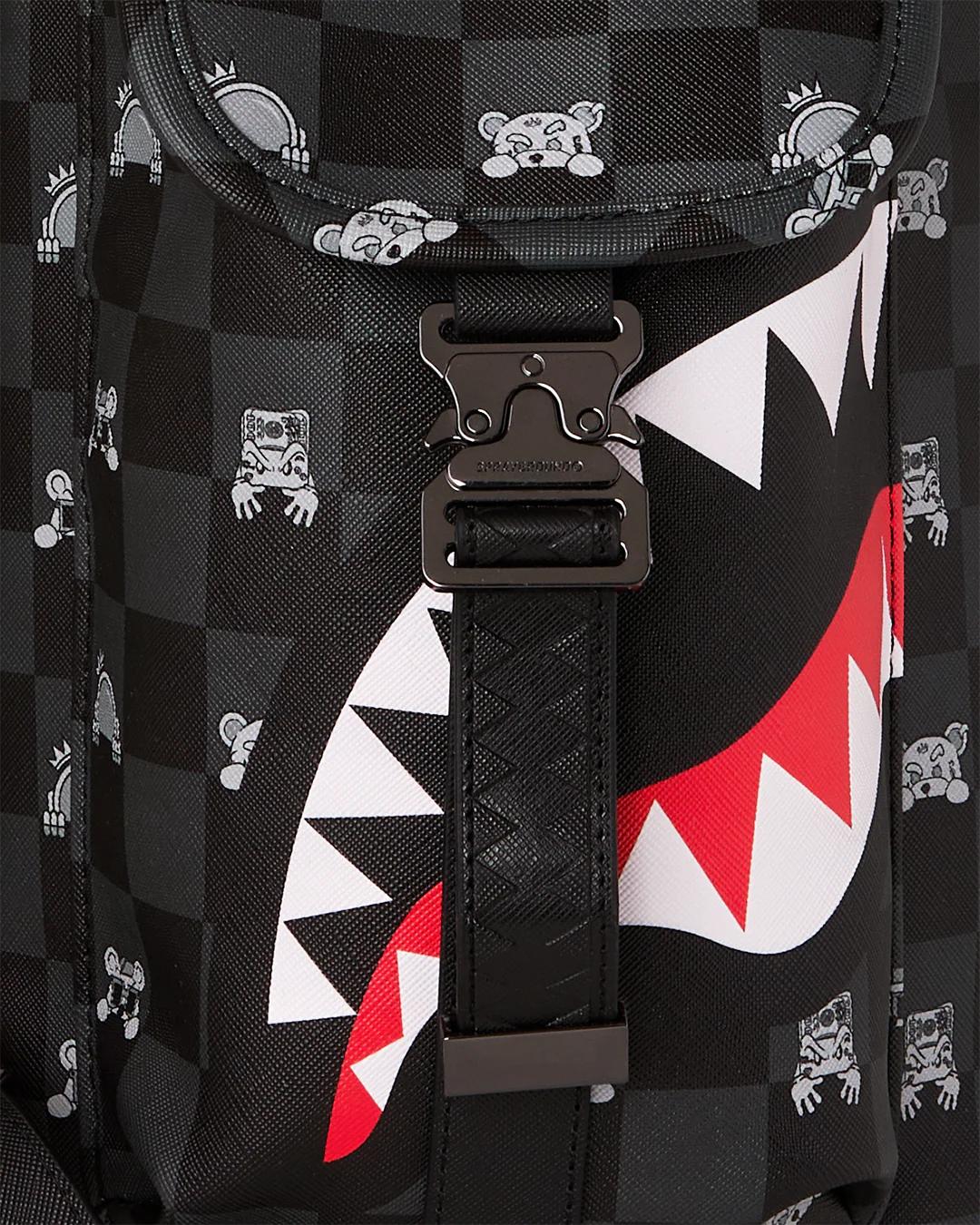 Sprayground SHARK MOB HIDEOUT MONTE CARLO BACKPACK