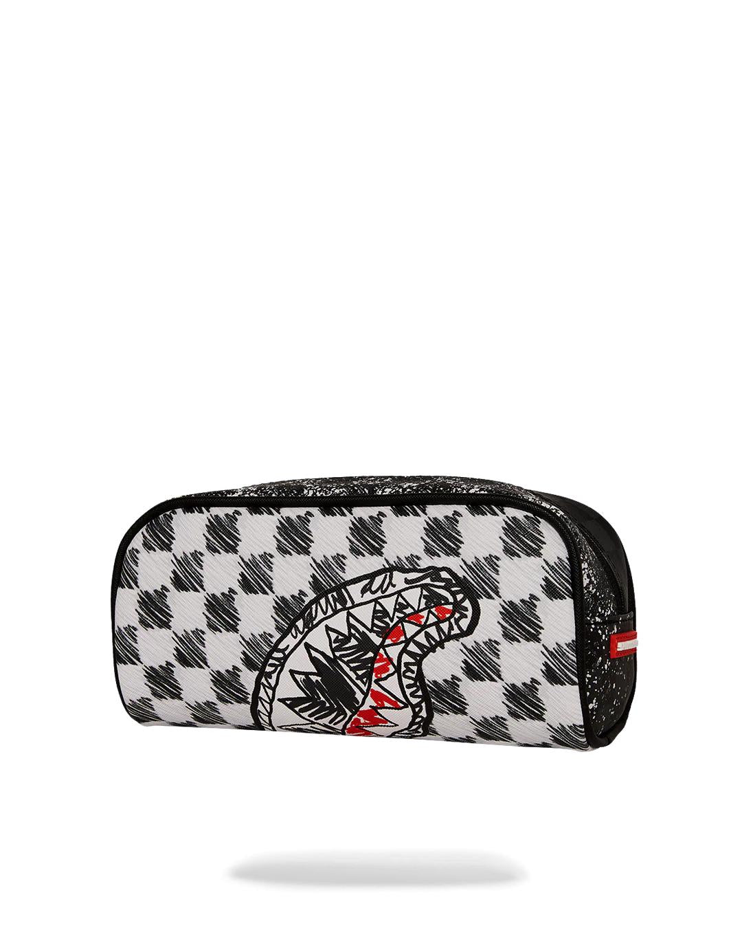 Sprayground SCRIBBLE DRIBBLE CHECK POUCH