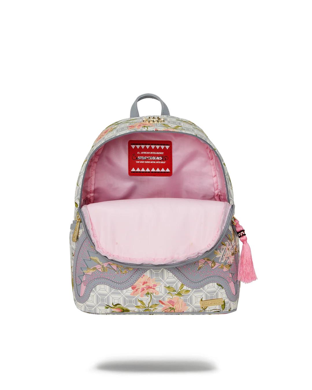 Sprayground A.I. AFRICAN INTELLIGENCE ELEGANT ENERGY SAVAGE BACKPACK - SANDFLOWER