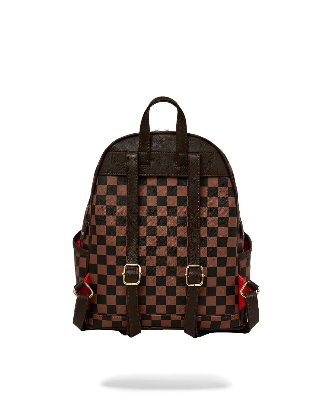 Sprayground EXTERIOR GOLD ZIP POCKET SHARKS IN PARIS SAVAGE BACKPACK