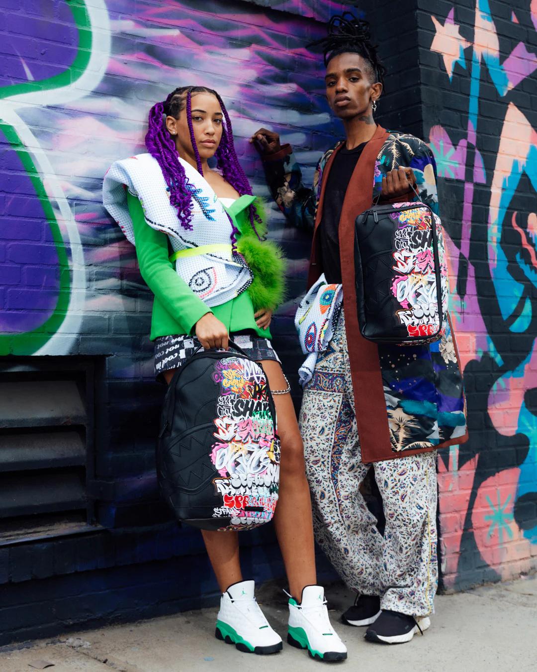 Sprayground HALF GRAFF NIGHT SNEAKER HOLDER