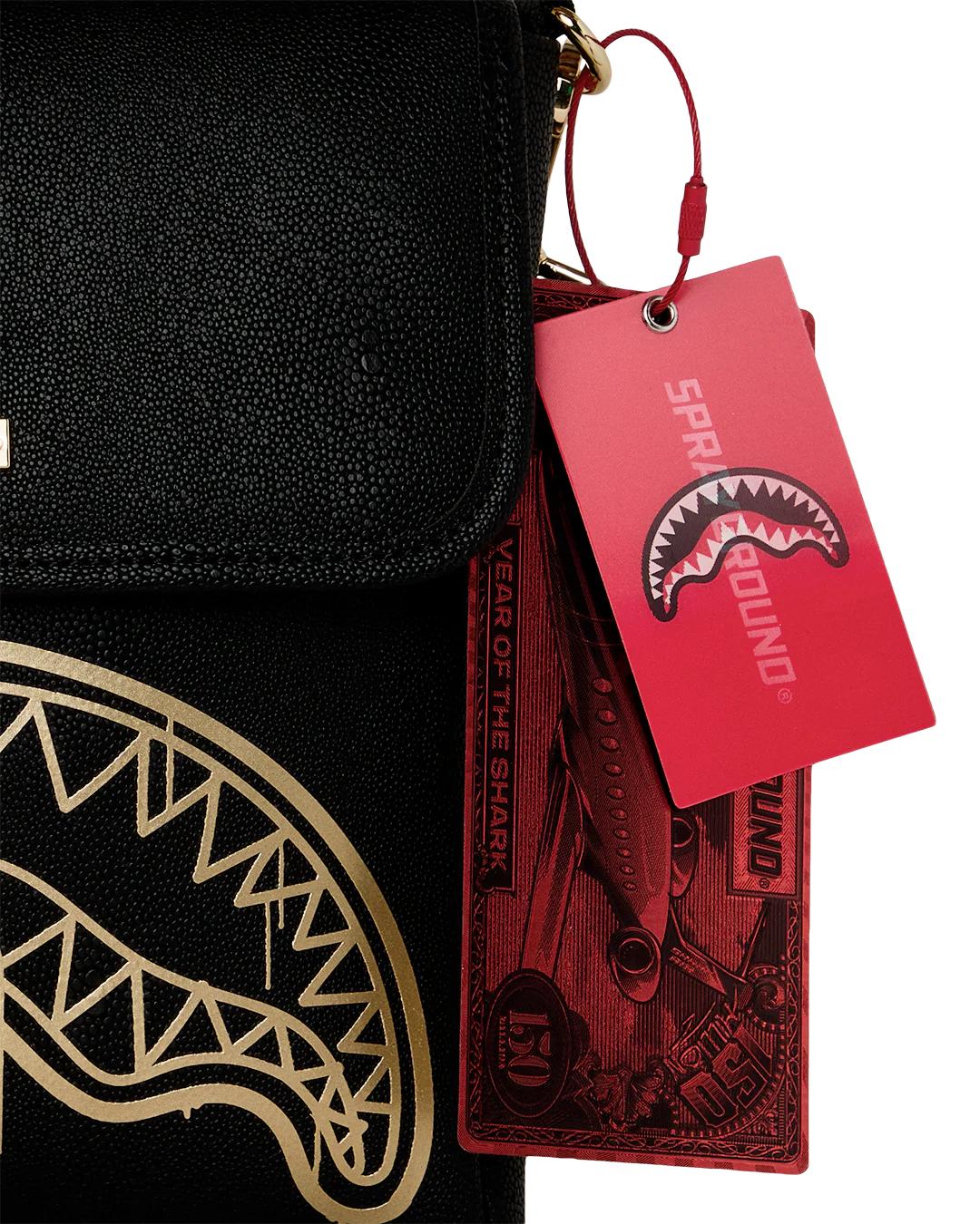 Sprayground GOLD FANG MESSENGER SLING