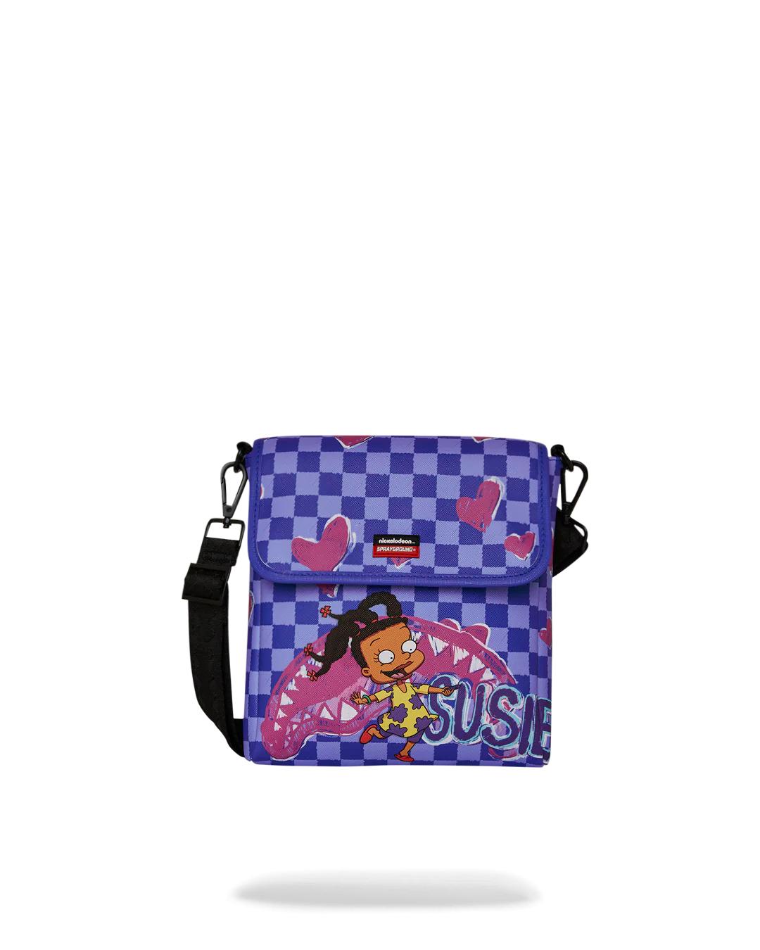 Sprayground RUGRATS SUSIE CRAYON SHARK MESSENGER SLING