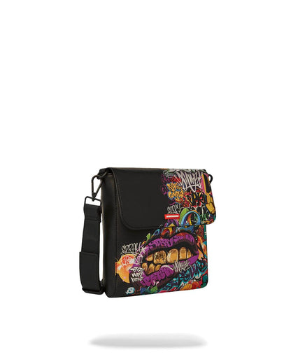 Sprayground HALF GRAF LIPS MESSENGER BAG