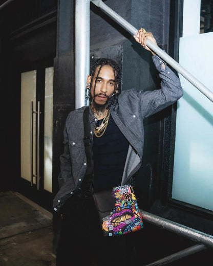 Sprayground HALF GRAF LIPS MESSENGER BAG