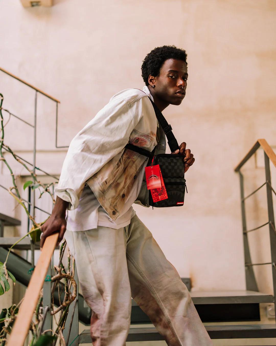 Sprayground HANGOVER DRIP CHECK SLING