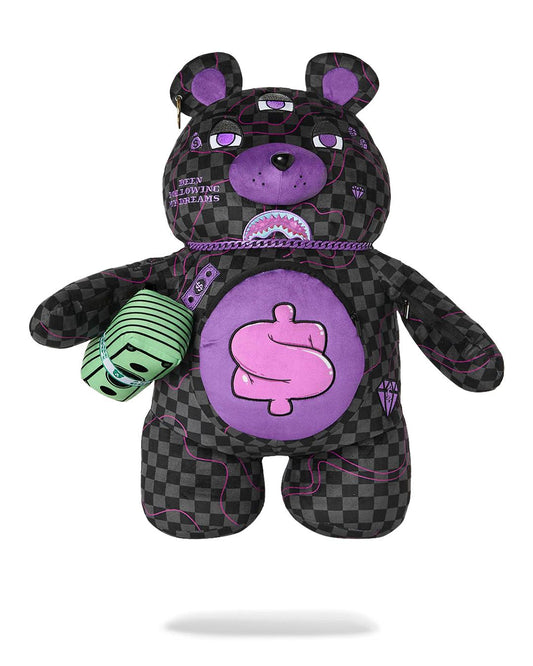 Sprayground PURPLE SLIME SHARK MONEYBEAR BACKPACK