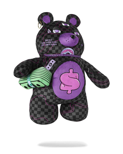 Sprayground PURPLE SLIME SHARK MONEYBEAR BACKPACK