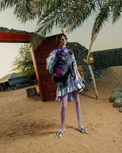 Sprayground PURPLE SLIME SHARK MONEYBEAR BACKPACK