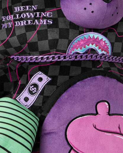 Sprayground PURPLE SLIME SHARK MONEYBEAR BACKPACK