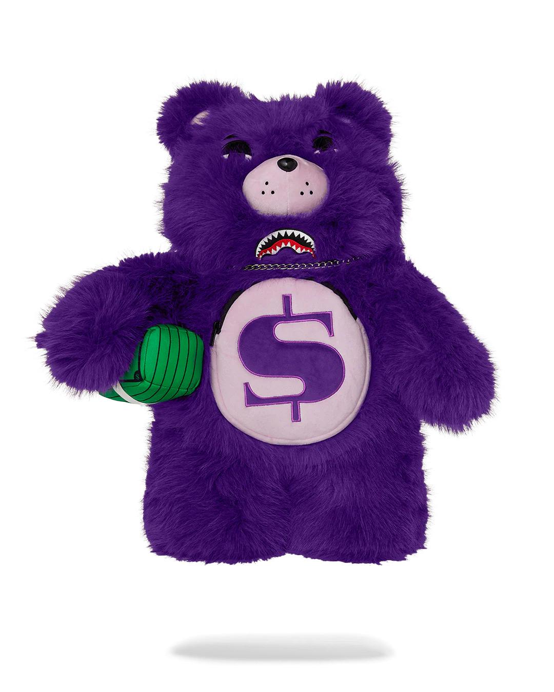 Sprayground FURZILLA SHARK (PURP) MONEYBEAR BACKPACK