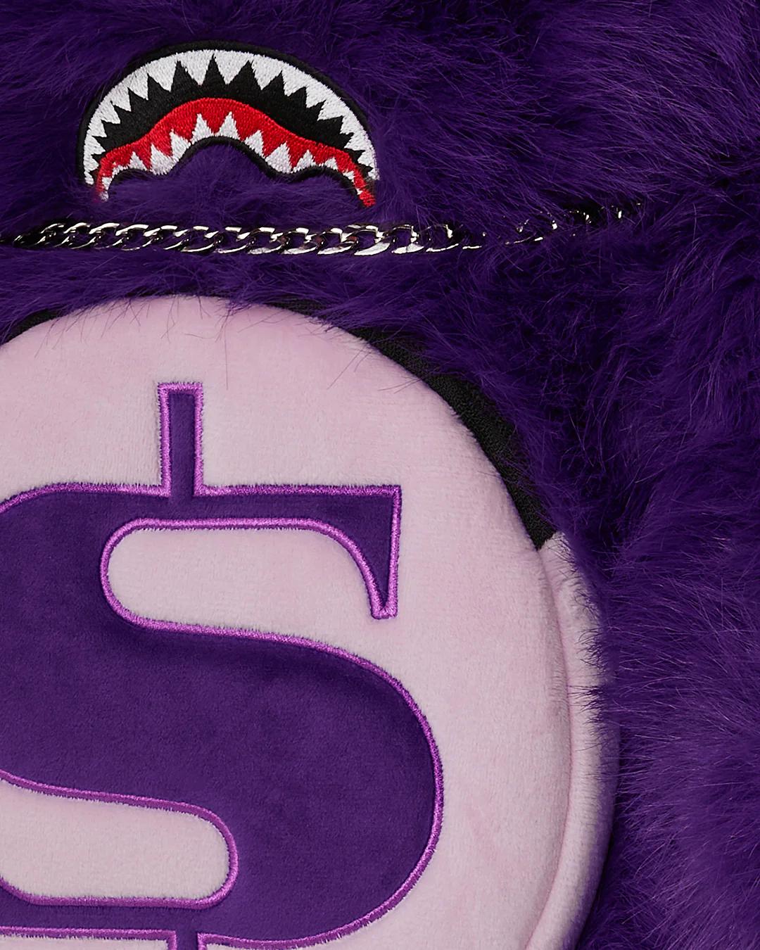 Sprayground FURZILLA SHARK (PURP) MONEYBEAR BACKPACK