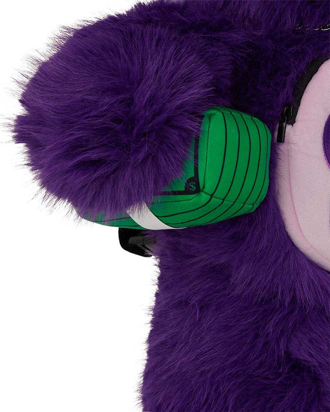 Sprayground FURZILLA SHARK (PURP) MONEYBEAR BACKPACK
