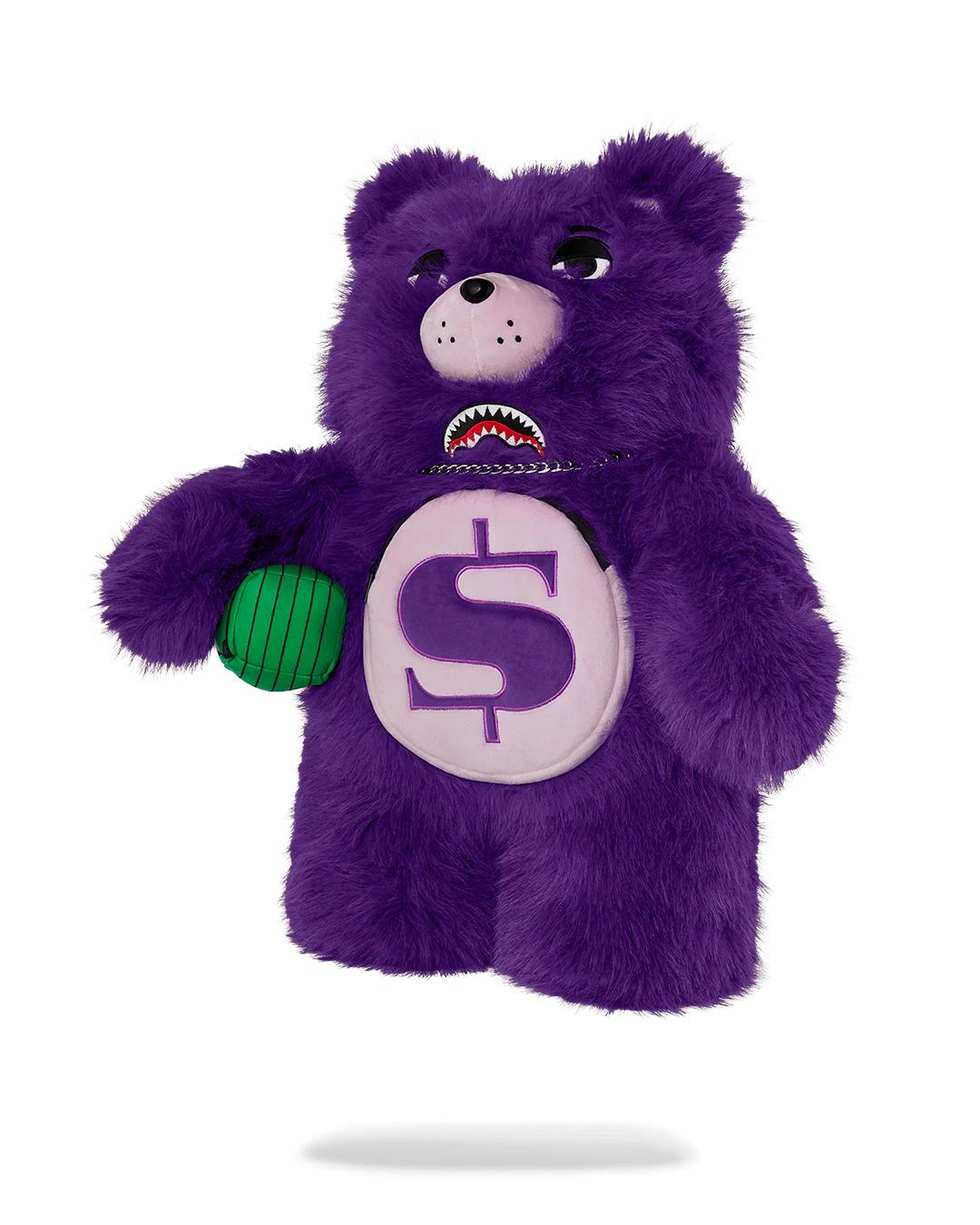 Sprayground FURZILLA SHARK (PURP) MONEYBEAR BACKPACK