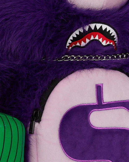 Sprayground FURZILLA SHARK (PURP) MONEYBEAR BACKPACK