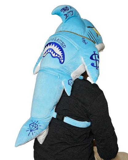 Sprayground STUFFED SAVAGE HOODY BACKPACK SHARK
