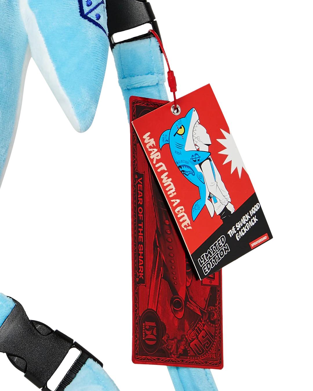 Sprayground STUFFED SAVAGE HOODY BACKPACK SHARK