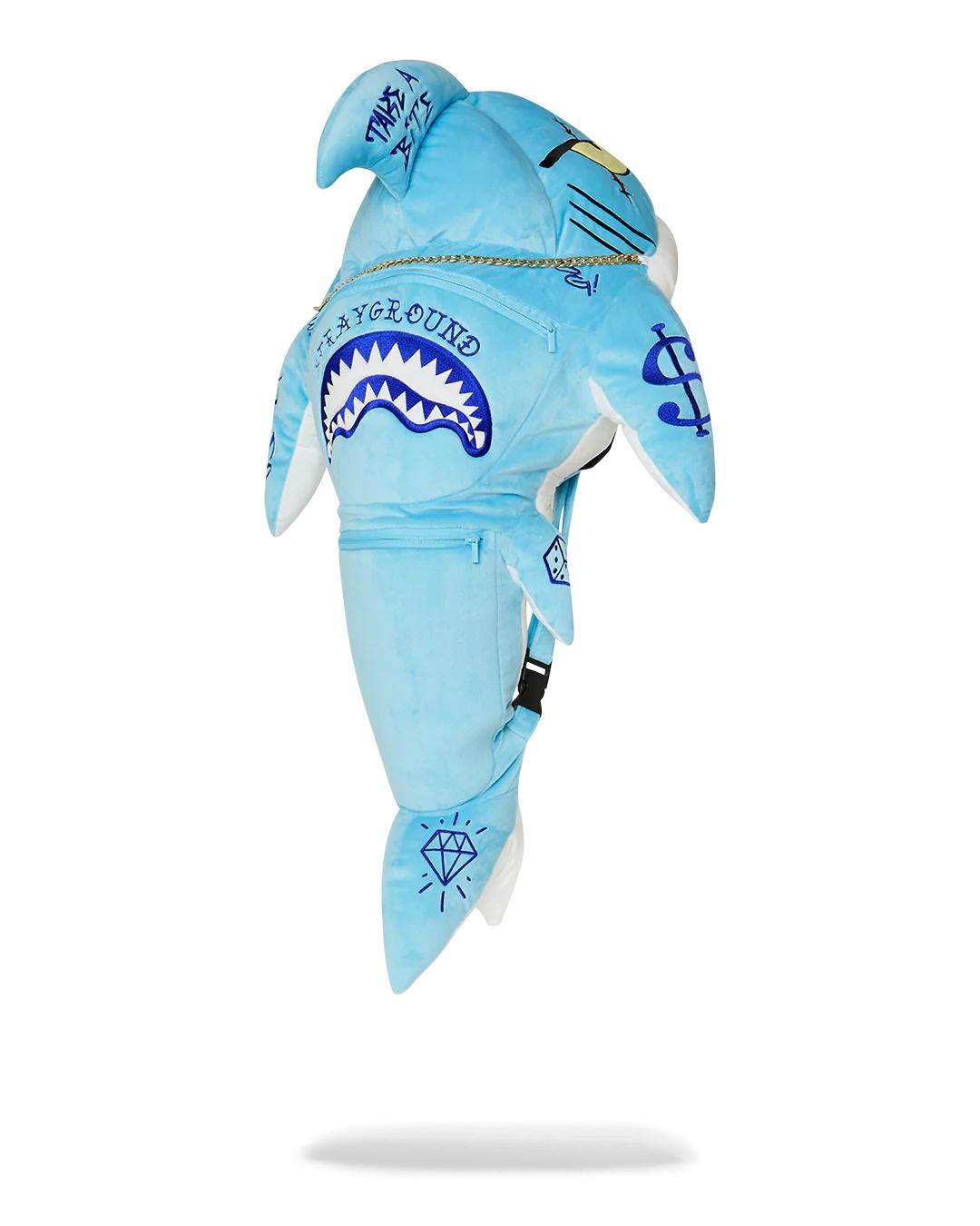 Sprayground STUFFED SAVAGE HOODY BACKPACK SHARK