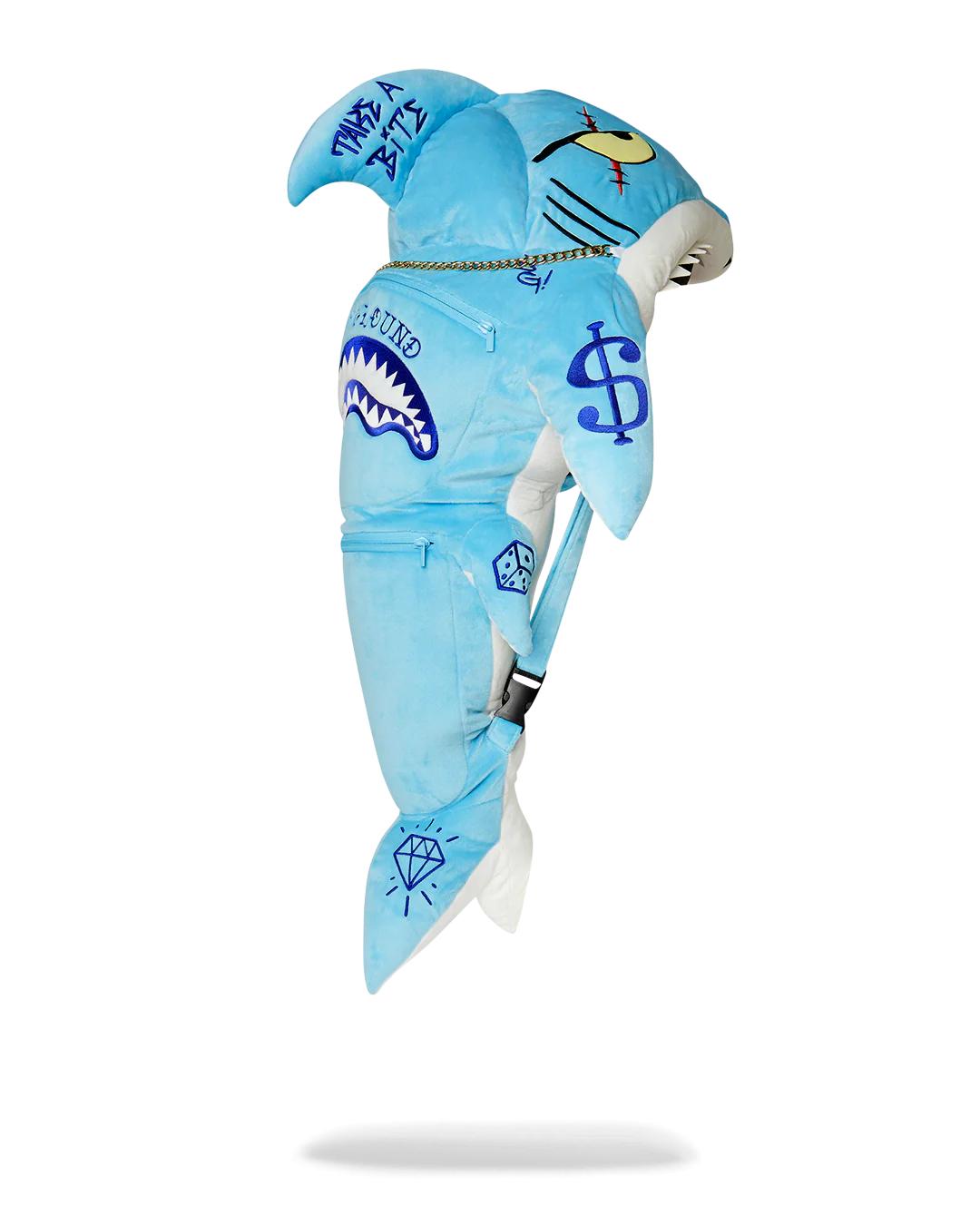 Sprayground STUFFED SAVAGE HOODY BACKPACK SHARK