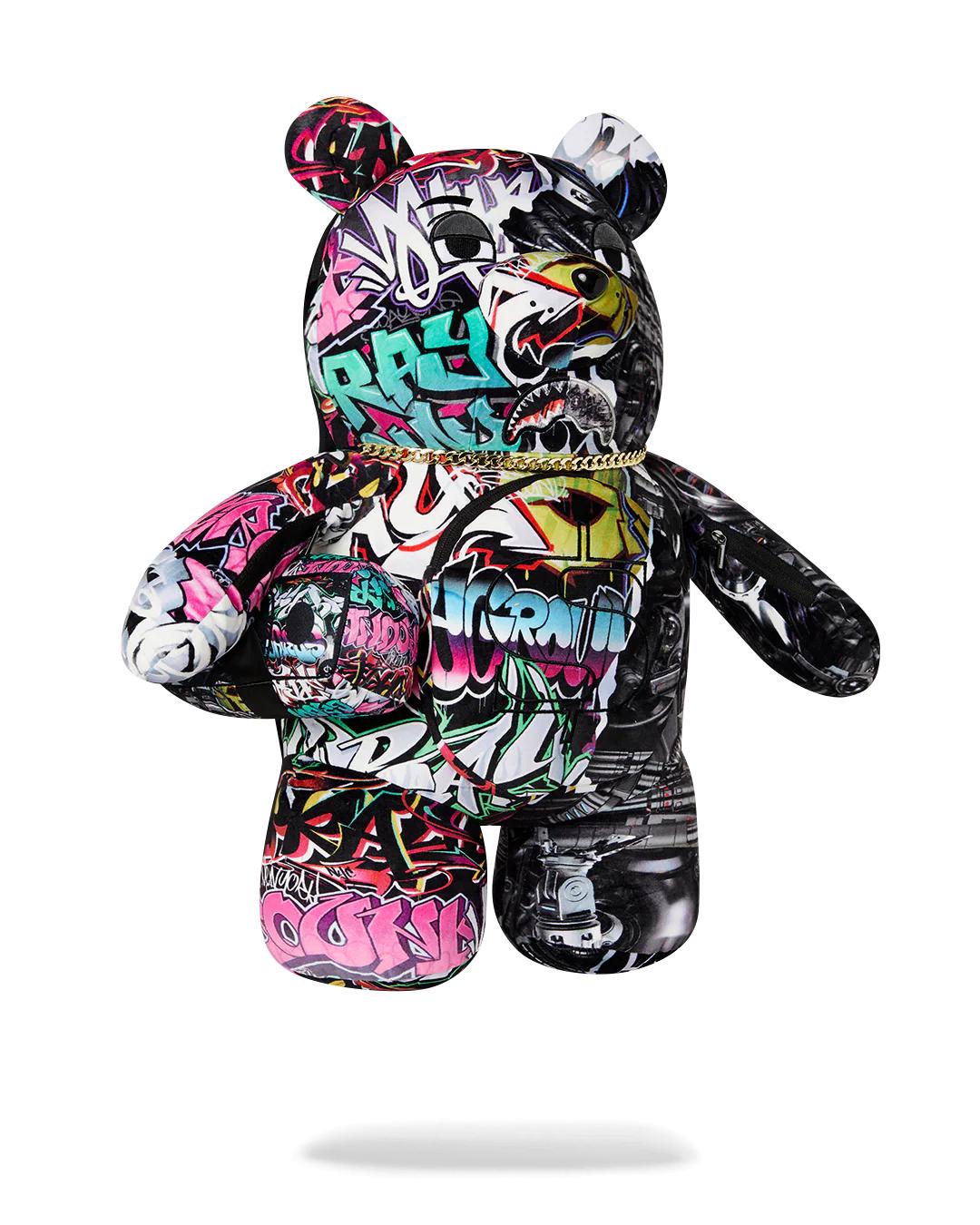 Sprayground NEW CITY ANDROID MONEYBEAR TEDDYBEAR BACKPACK