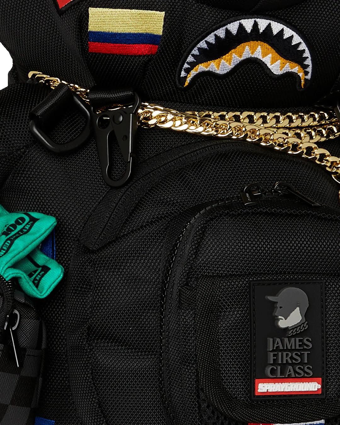 Sprayground JAMES FIRST CLASS GLOBAL FLAGS MONEYBEAR BACKPACK