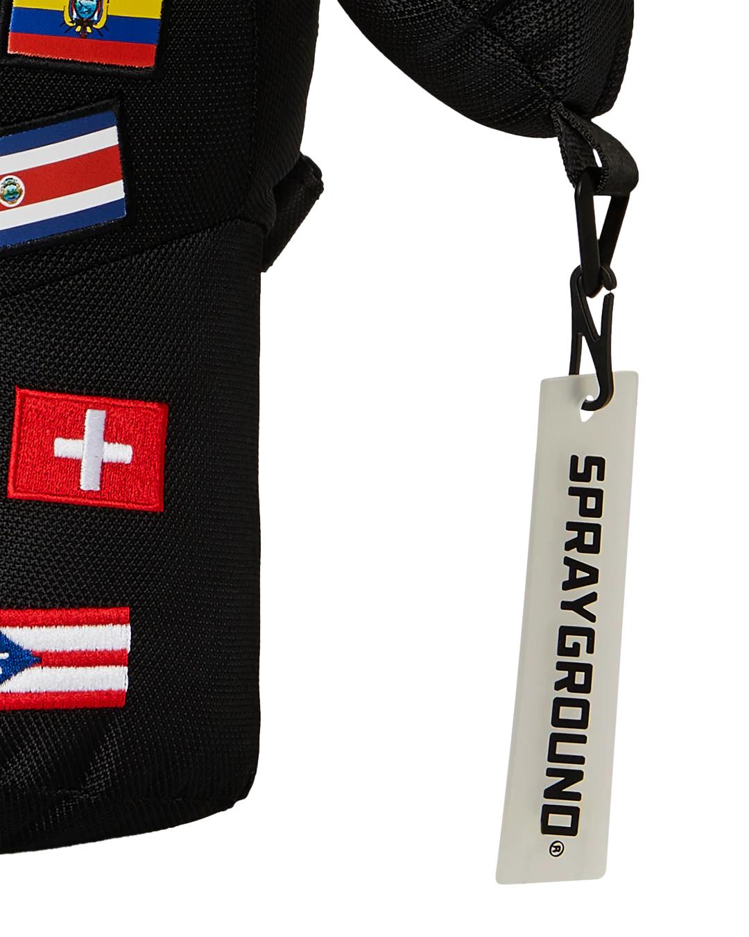 Sprayground JAMES FIRST CLASS GLOBAL FLAGS MONEYBEAR BACKPACK