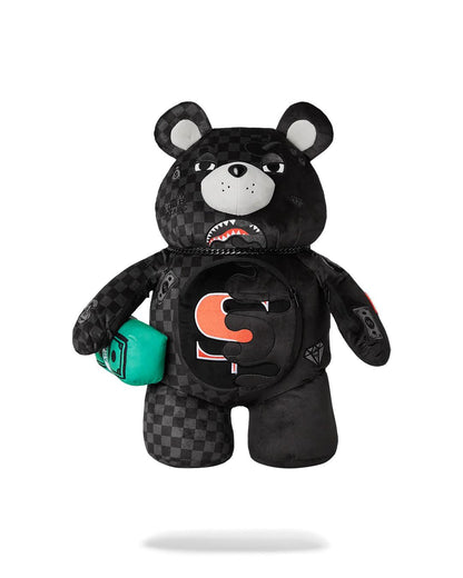 Sprayground SPEED SHARK SIDE SWIPE MONEYBEAR TEDDY BEAR BACKPACK