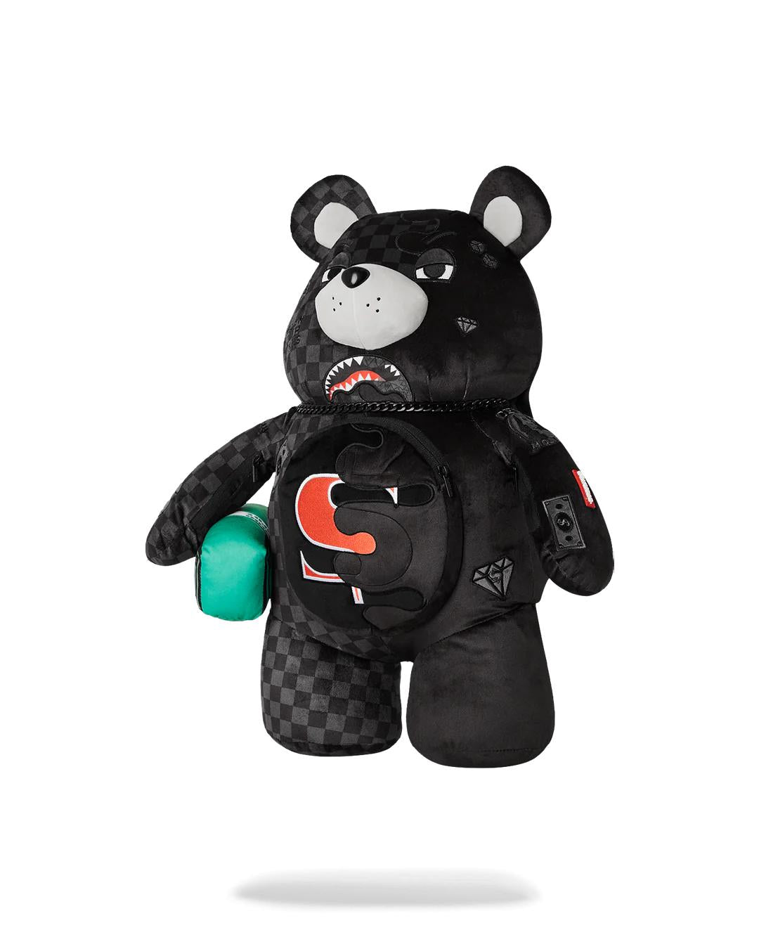 Sprayground SPEED SHARK SIDE SWIPE MONEYBEAR TEDDY BEAR BACKPACK