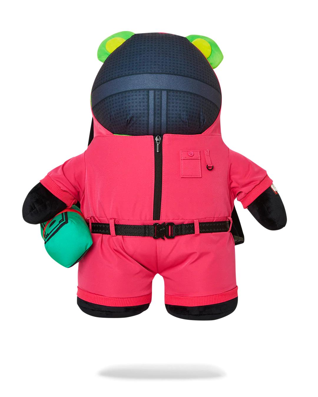 Sprayground SQUID GAME COLLAB PINK SOLDIERS BEAR BACKPACK