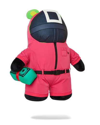 Sprayground SQUID GAME COLLAB PINK SOLDIERS BEAR BACKPACK