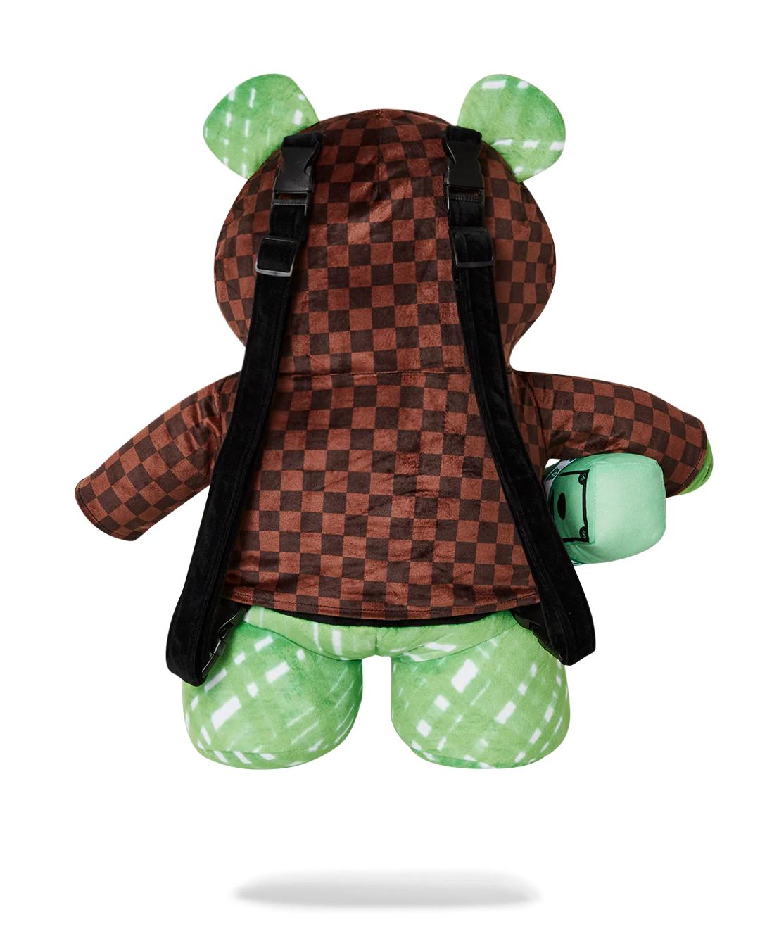 Sprayground SHARKS IN PARIS FADE AWAY HOODIE MONEYBEAR TEDDYBEAR BACKPACK