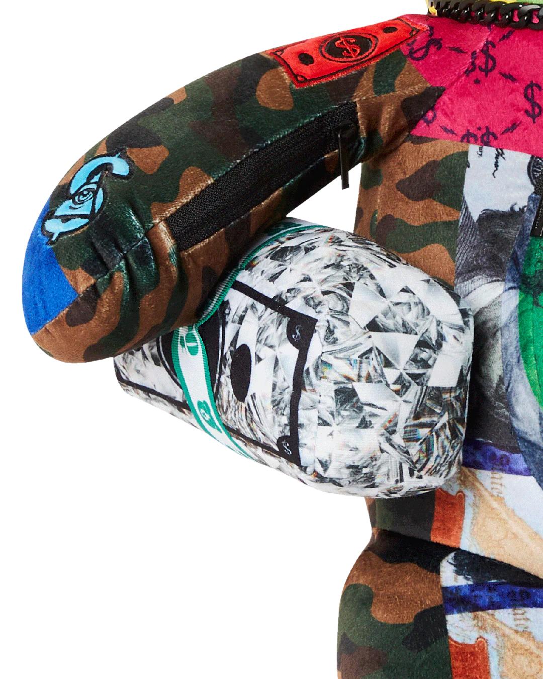 Sprayground SHARK MASTERPIECES MONEYBEAR TEDDYBEAR BACKPACK