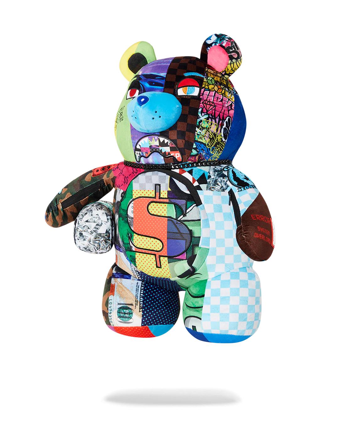 Sprayground SHARK MASTERPIECES MONEYBEAR TEDDYBEAR BACKPACK