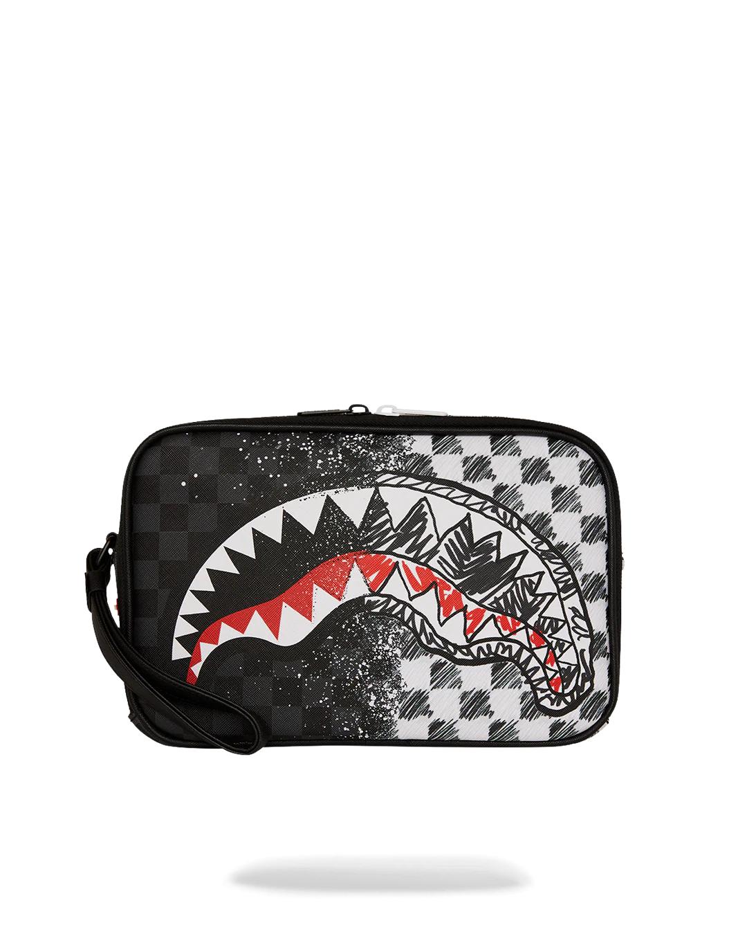 Sprayground SCRIBBLE DRIBBLE CHECK TOILETRY BRICK