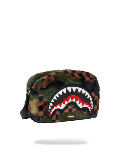 Sprayground BIG SKY FUR SHARK MESSENGER BRICK BAG