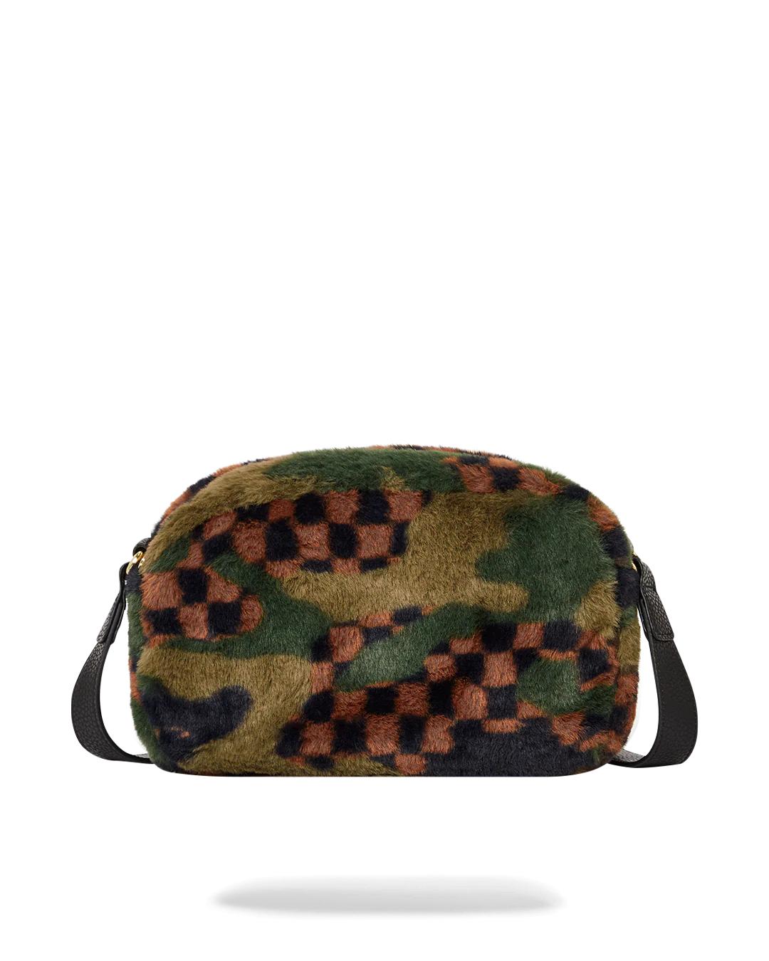 Sprayground BIG SKY FUR SHARK MESSENGER BRICK BAG