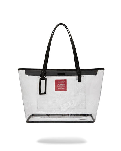 Sprayground FULLY CLEAR SHARKS IN PARIS TOTE