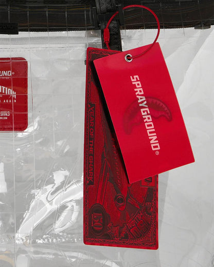 Sprayground FULLY CLEAR SHARKS IN PARIS TOTE