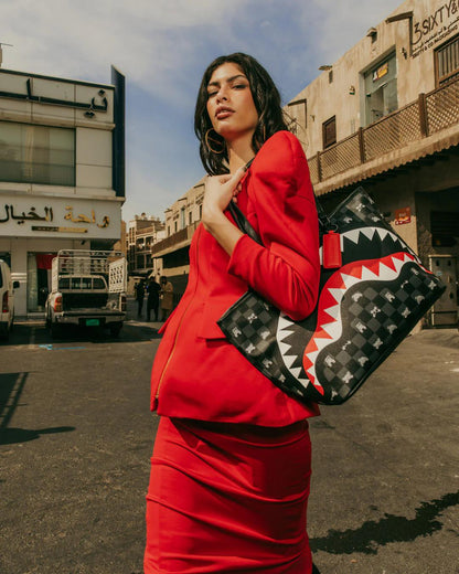 Sprayground SHARK MOB HIDEOUT TOTE